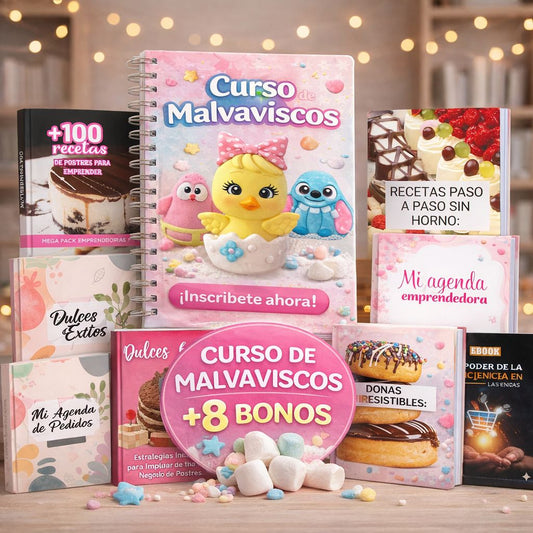 Malvaviscos Creativos + 8 Bonos de Regalo 🎁